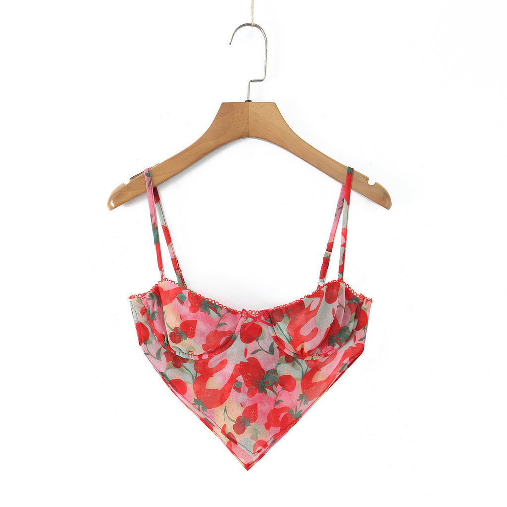Floral short top for Women