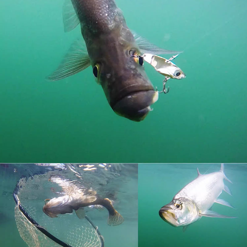 1PCS 3.5g/5g/7g/10g/15g VIB Fishing Lure – Rattlesnake Iron Jig, long-cast hard lure for predatory fish.