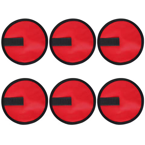 6 - piece set of 5.9 - inch lure wraps. Doubles as covers, gloves, hook protectors. Keeps anglers safe while fishing.