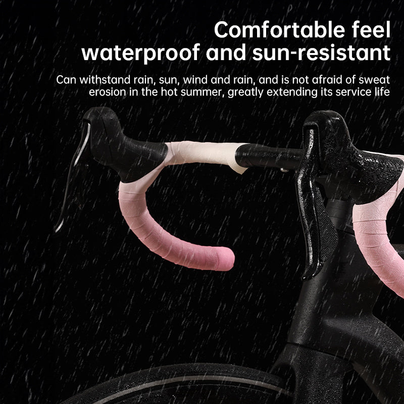 Road Bike Handlebar Tape: Double-Pinyin Cloud Pattern, Gradient Color, Comfortable, Shock - Absorbing, Breathable
