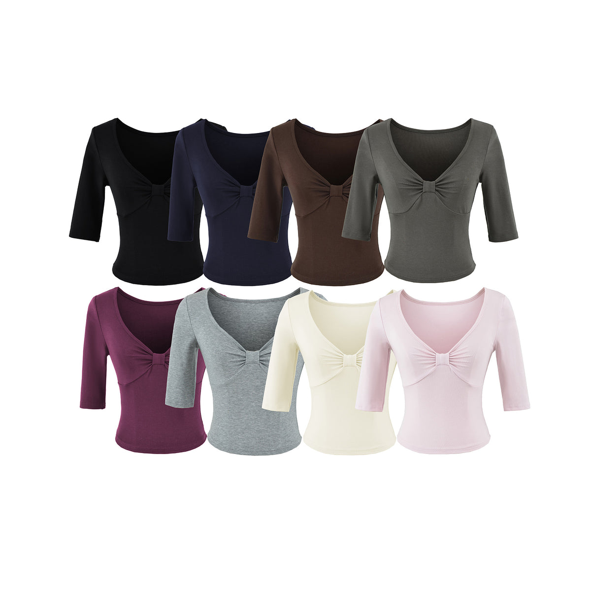 V-neck top for women