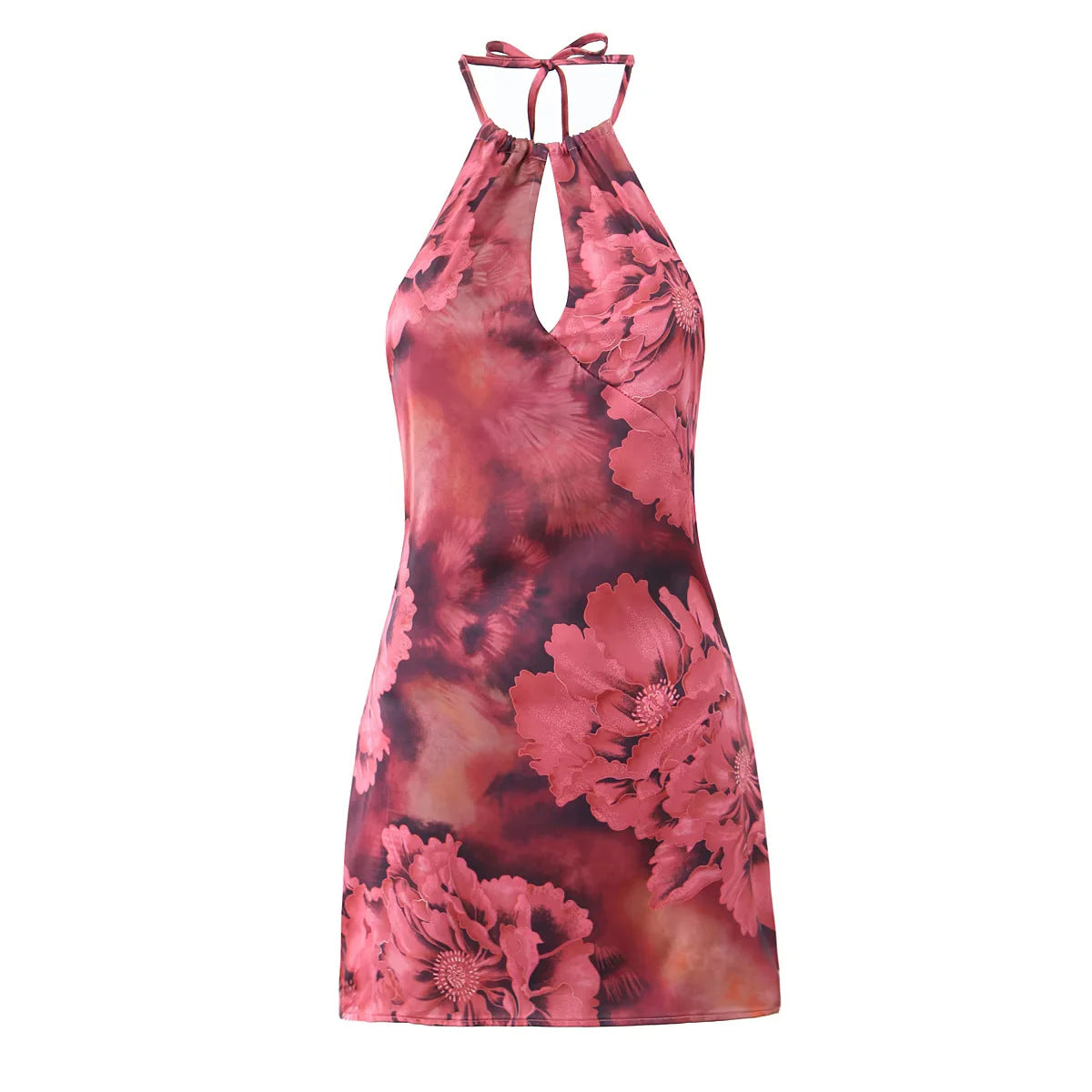Hanging neck dress for women