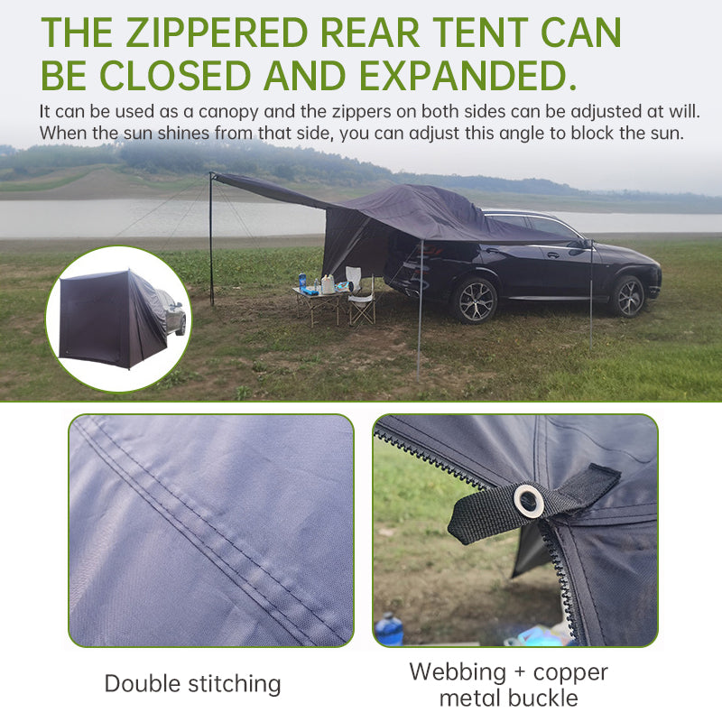Large Multifunctional Outdoor Zipper Tents for Camping - Water - Repellent, Rainproof, Sunscreen, for Multiple People