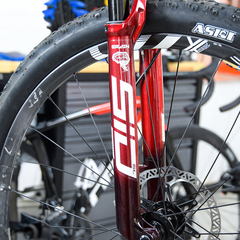 Bike fork protective stickers, mountain bike protective film, scratch-resistant stickers, bicycle fork decals