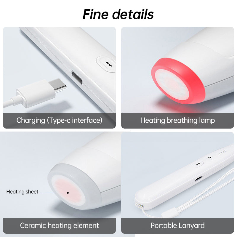 Portable anti-itch pen for insect/mosquito bites, natural & rechargeable, suitable for all ages.