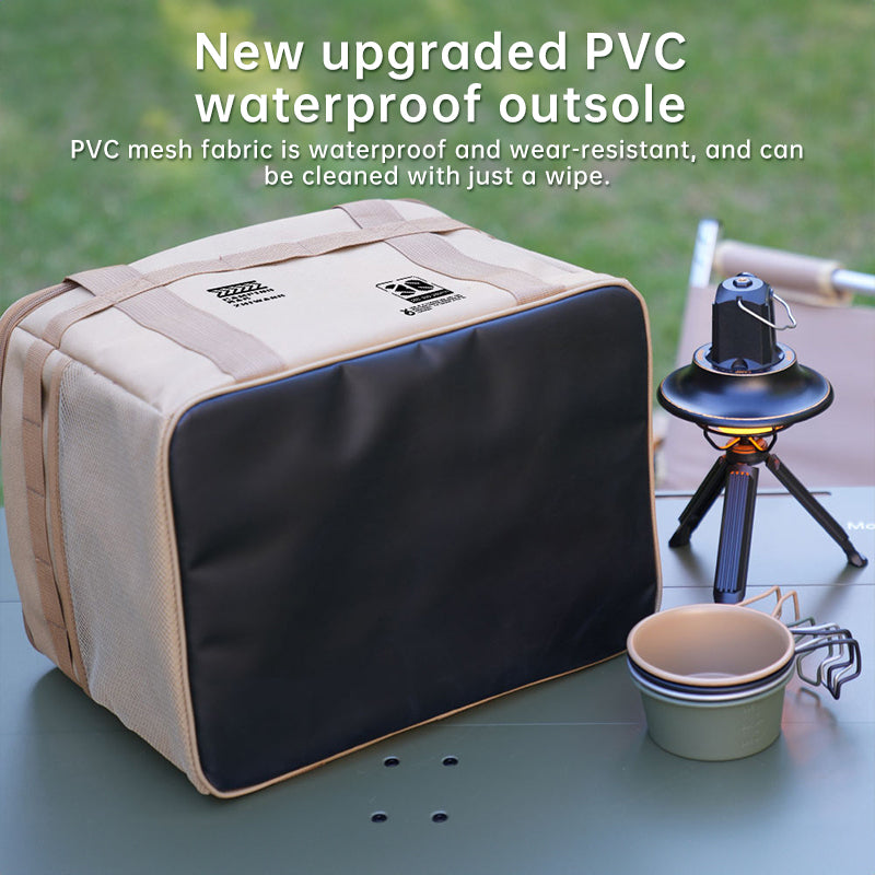 Outdoor storage bag, large - capacity foldable storage box, camping gear for picnic, portable, water - resistant