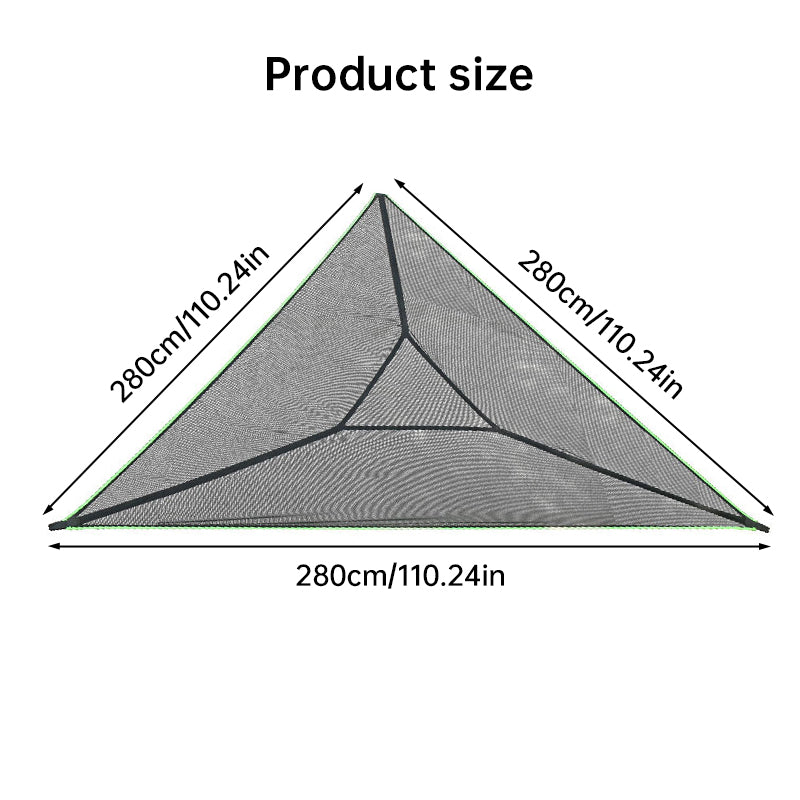 2025 Portable triangular camping hammock with air polymer, multi-scene travel use.