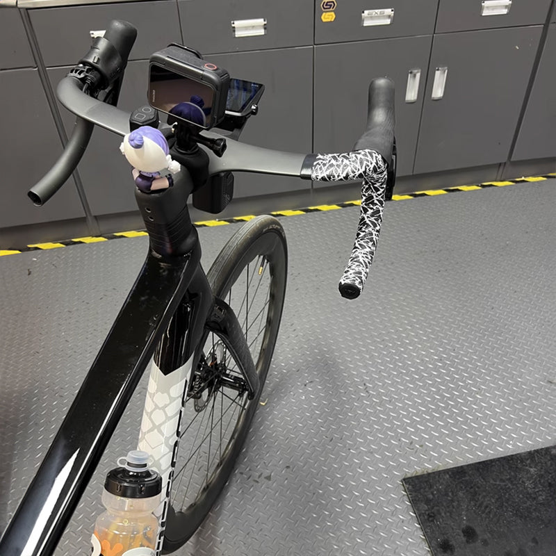 Npy EVA PU Road Bike Handlebar Tape, Anti - Slip & Shock - Absorbing, Sakura Design, with End Plugs