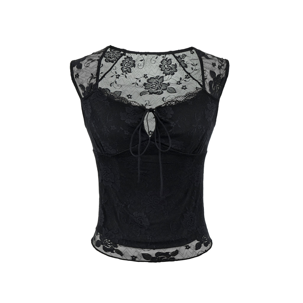 Square collar top for women