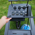 Aluminum Alloy IGT Camping Sink with Tea Tray & Cutting Board - Foldable Accessory for Outdoor IGT Table