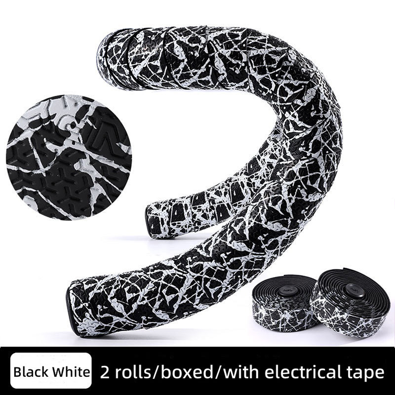 Npy EVA PU Road Bike Handlebar Tape, Anti - Slip & Shock - Absorbing, Sakura Design, with End Plugs