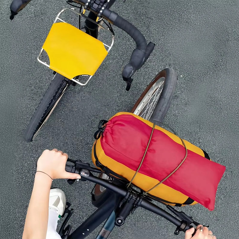 Folding front bike bag, metal bike basket, front carrier, panniers, bike luggage, mountain bike accessories