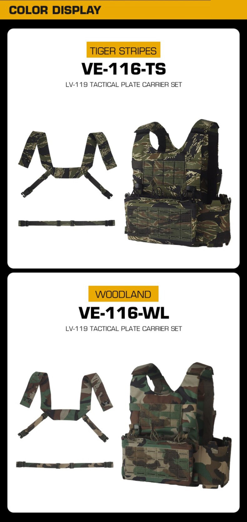 LV-119 Tactical Chest Harness Set