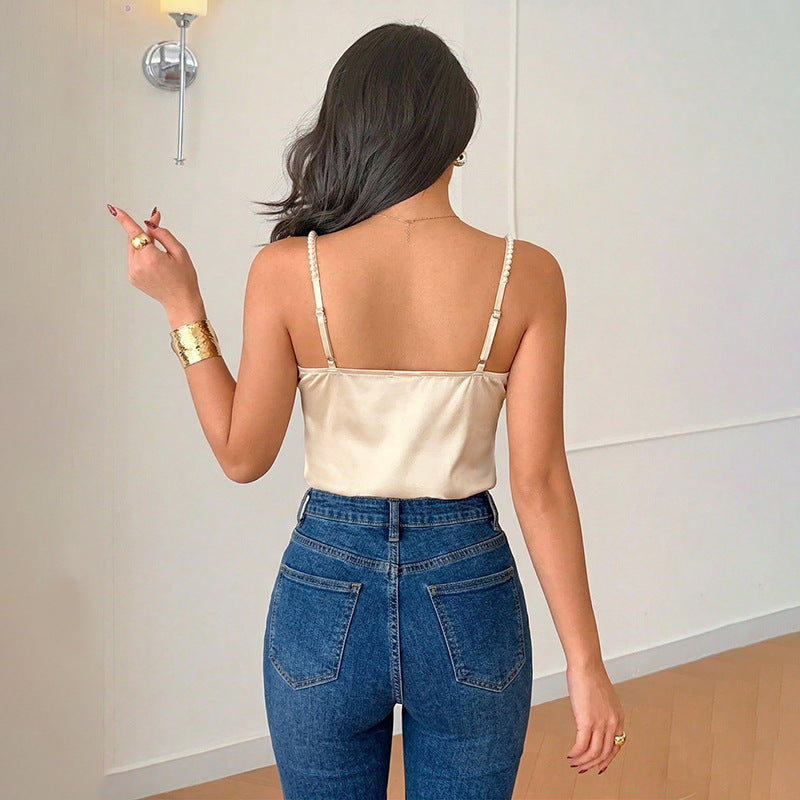 Tailored camisole jumpsuit for women