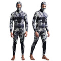 New 3mm Camo Spearfishing Wetsuit - Men's Long Sleeve Diving Suit. Fission Neoprene, Keeps Warm. Includes Top & Pants