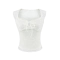 Square collar top for women