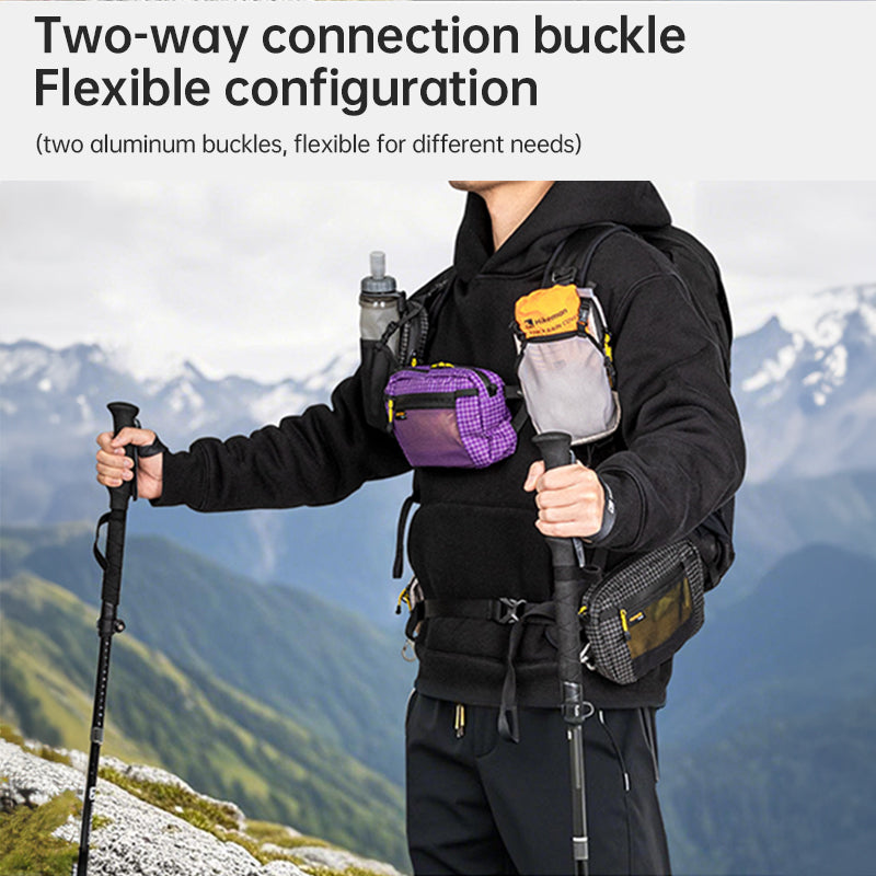 Hikeman - UHMWPE Outdoor Waist Pack for Hiking/Camping/Cycling, Phone & Gear Storage