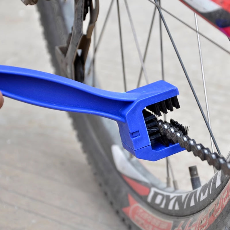 Cleaning Brush, Ideal for motorcycle & bicycle chain and electric car flywheel maintenance, a practical bike accessory.