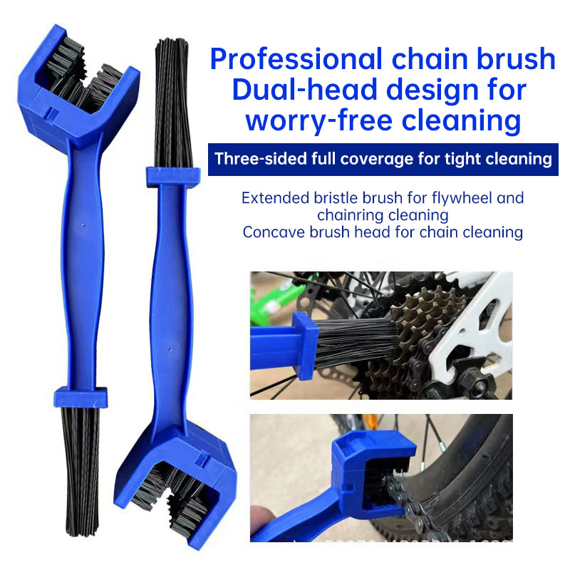 Cleaning Brush, Ideal for motorcycle & bicycle chain and electric car flywheel maintenance, a practical bike accessory.