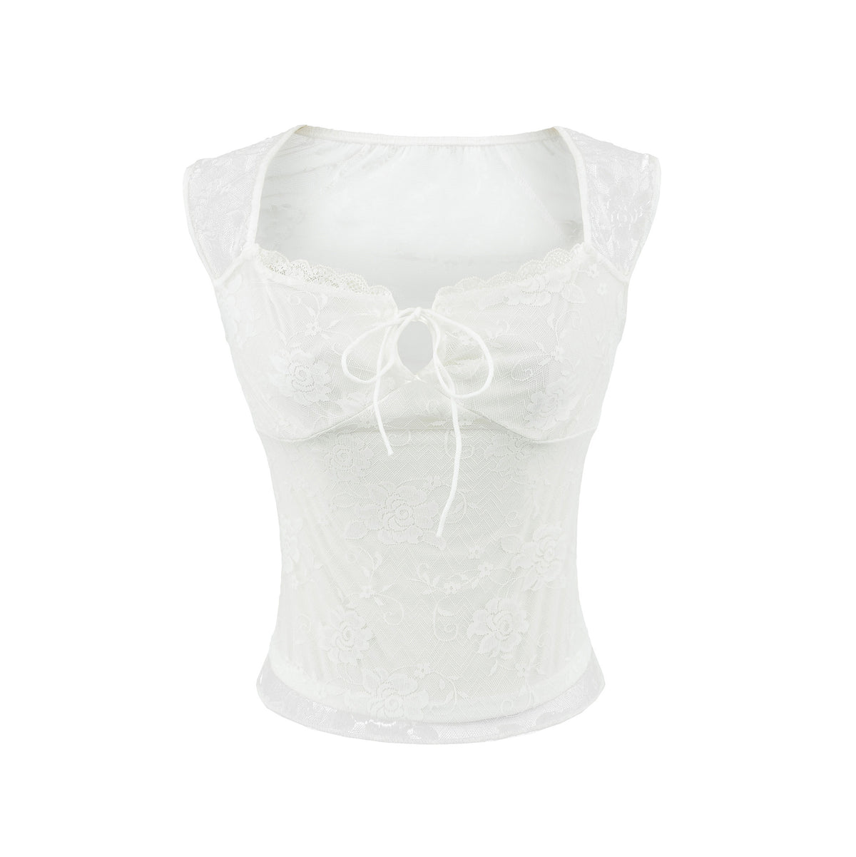 Square collar top for women