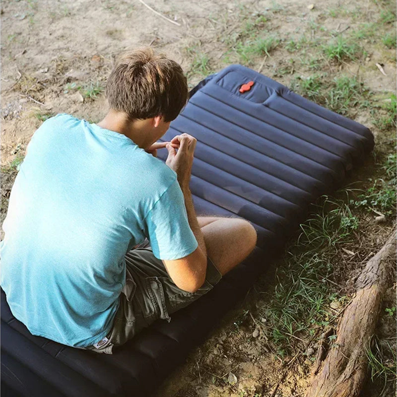 Ultralight Camping Sleeping Pad: Thicken, Self-Inflating with Built-in Pump (Outdoor/Travel)