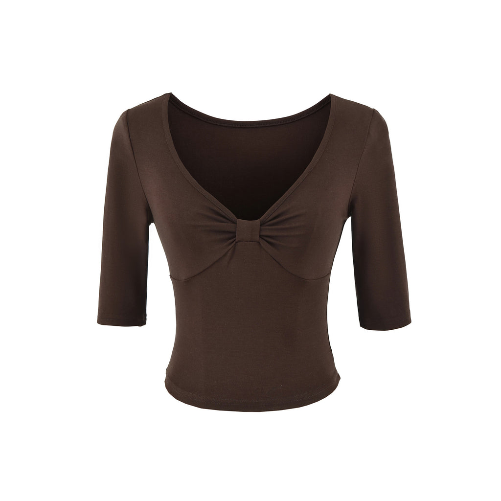 V-neck top for women