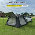 Outdoor Automatic Portable Tent – Fake Double-Layer, Quick Open & No-Setup for Camping, Beach, Car Tail