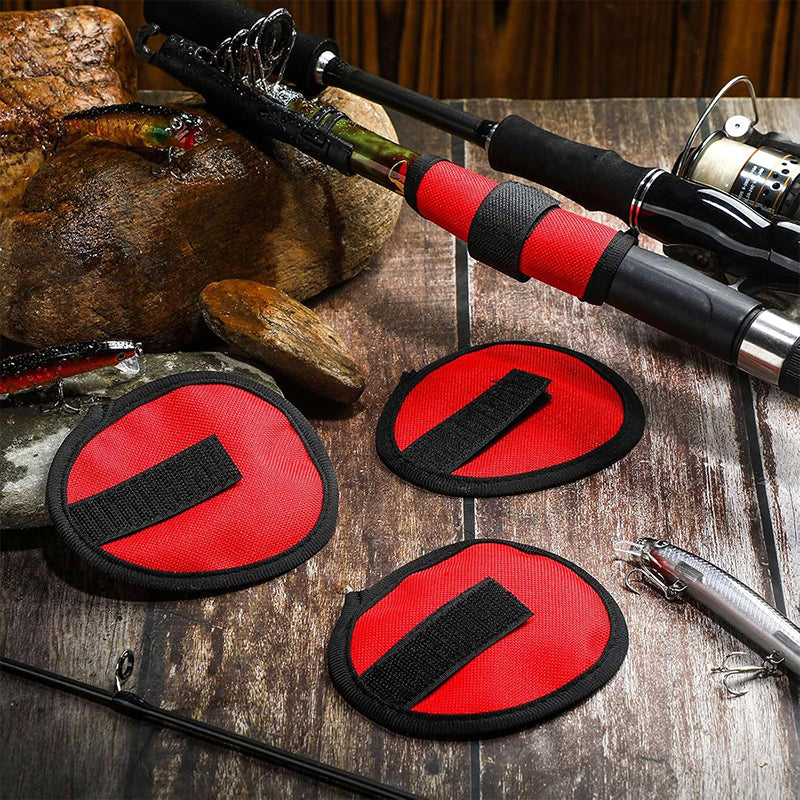 6 - piece set of 5.9 - inch lure wraps. Doubles as covers, gloves, hook protectors. Keeps anglers safe while fishing.