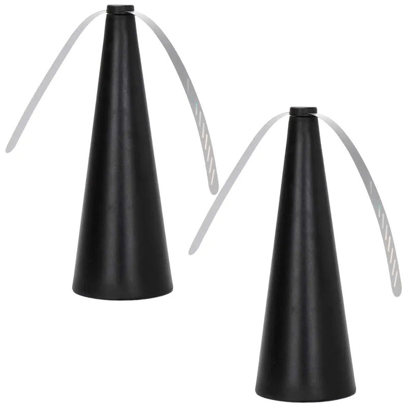 Portable fly fans, tabletop fly killers. Keep flies and insects away from food, for outdoor kitchens and restaurants. 2 units.