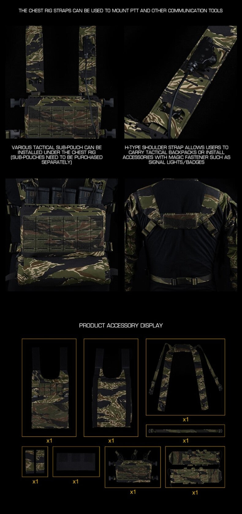 LV-119 Tactical Chest Harness Set
