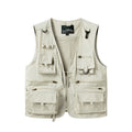 Men’s Summer Tactical Vest: 14-Pocket, Mesh, Ideal for Hiking, Fishing, Photography & Work